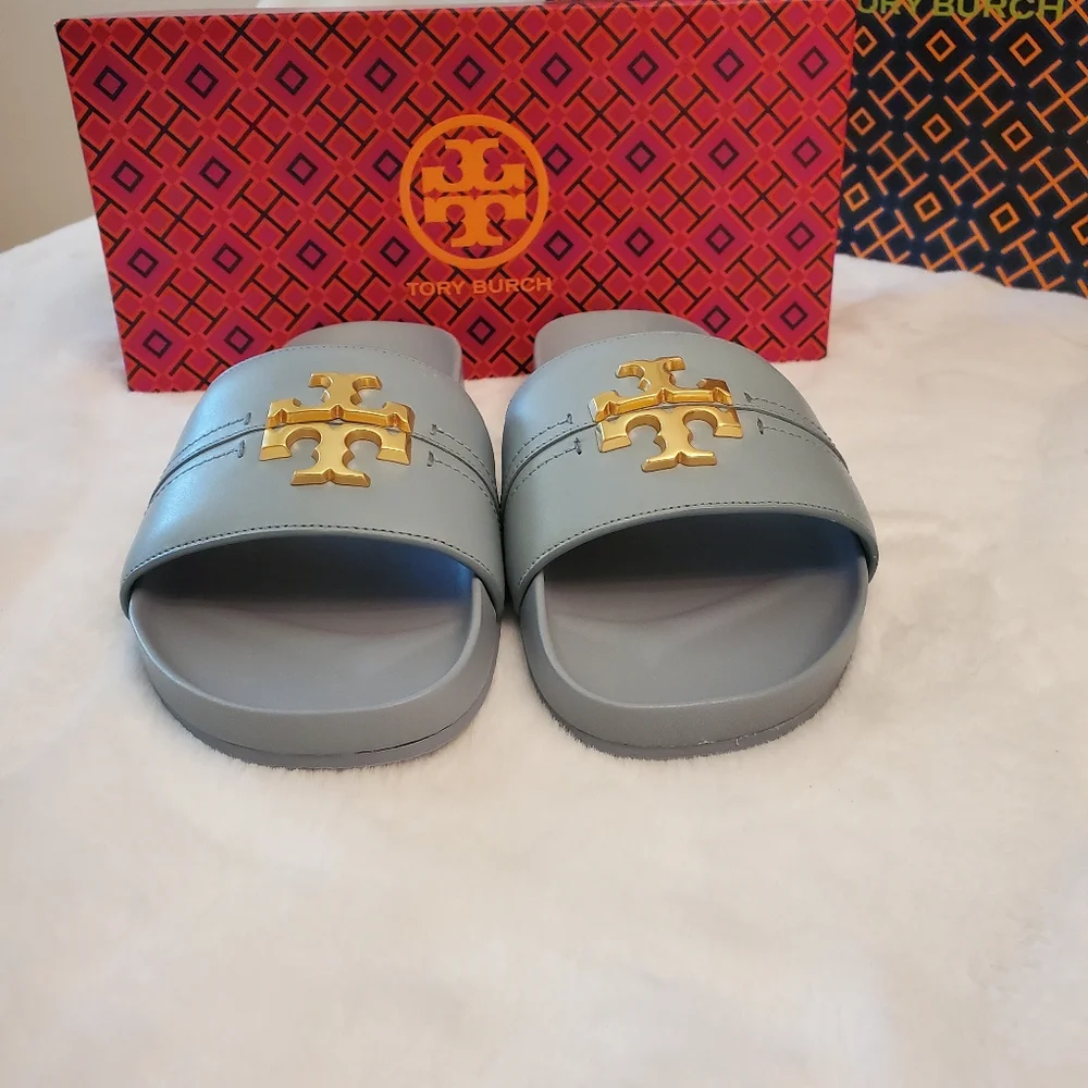 ⭐️LAST ONE⭐️SIZE 8🎉HOST PICK!🥳 NEW! TORY BURCH EVERLY ANATOMIC CLOUD SLIDE - Picture 4 of 15